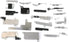 Full Set Small Metal Internal Bracket Kits Replacement for Iphone 8 Plus (5.5 inch)...