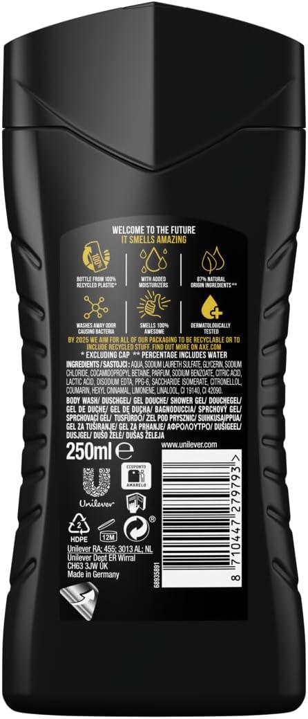 AXE Africa shower gel (1 x 250 ml)...
