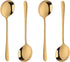Soup Spoon, 12PCS 7.48inch Stainless Steel Soup Spoon,Dinner Spoon(Gold)...