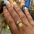 BEILIN Sunflower Ring for Women You are My Sunshine 925 Sterling Silver Adjustable Promise Rings for Daughter Wife Mom...