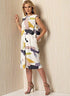 Vogue Patterns Misses' Mock-Tuck Pleated Dress Sewing Pattern, 14-16-18-20-22, Orange...