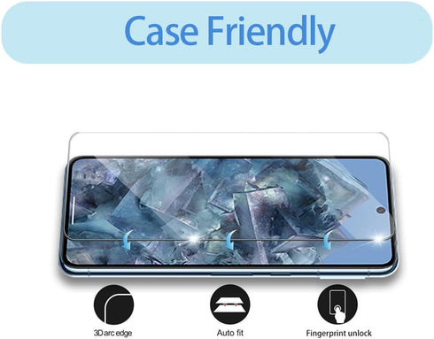 (2 Pack) Designed for Google Pixel 8 Pro Tempered Glass Screen Protector 9H Anti Scratch HD Clear Bubble Free...