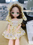 Anime BJD Doll 1/7 SD Dolls 9 Inch 18 Ball Jointed Doll DIY Toys with Clothes Outfit Shoes Non-Adjustable Hair Makeup,Best Gift for Girls Kids Chi...