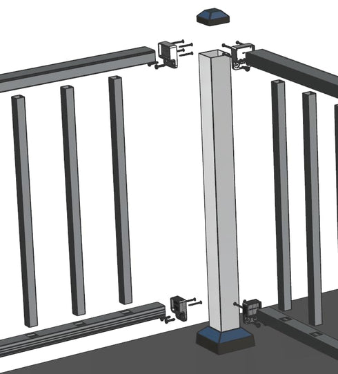 Rail Connector (2, Black, Top)...