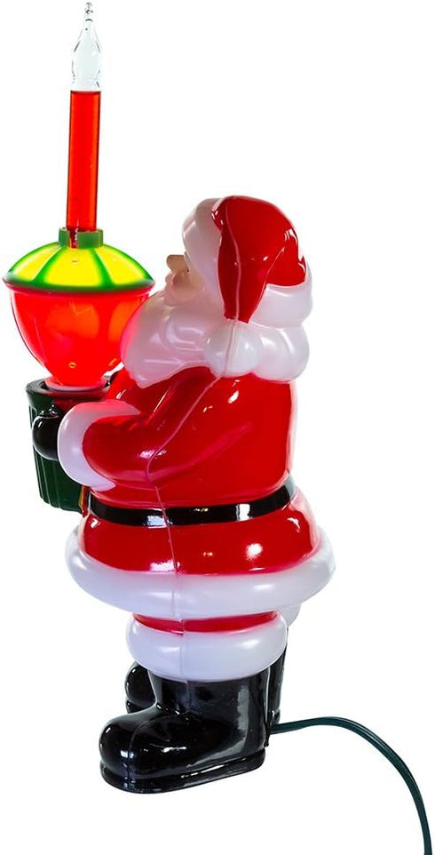 Kurt Adler Jolly Santa Bubble Light Tabletop Decoration, 7 1/4-Inch...