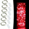 YKB 6 Pack Red LED Fairy Starry String Lights with 20 Mini LEDs on 6.6FT/2M Copper Wire, Fairy Lights Powered by 2xCR2032(Incl) Batteries, for Wed...