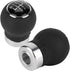 Shift Knob, Car 5 Speed 6 Speed Universal Round Leather Gear Shift Head Manual Transmission Gear Shift Knob Car Shift Knob Lever Shifter(5 Speed)...
