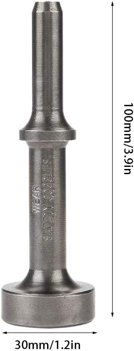 Smoothing Pneumatic Air Hammer Bit 10mm Diameter Rivet Bits Accessories Set Shank Extended Length Impact Tool(100mm)...