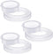 Cinvo 3 Set Umbrella Hole Ring Plug 2 Inch Patio Table Hole Ring with Cap Transparent Silicone Ring for Standard Table Hole Replacement (3 Hole Ri...