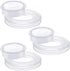 Cinvo 3 Set Umbrella Hole Ring Plug 2 Inch Patio Table Hole Ring with Cap Transparent Silicone Ring for Standard Table Hole Replacement (3 Hole Ri...
