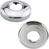Shower Arm Flange ITROLLE 2PCS 2Inches Round Arc Chrome Plated Stainless Steel Shower Head Arm Escutcheon Plate for Most Brands Shower Head Arms F...