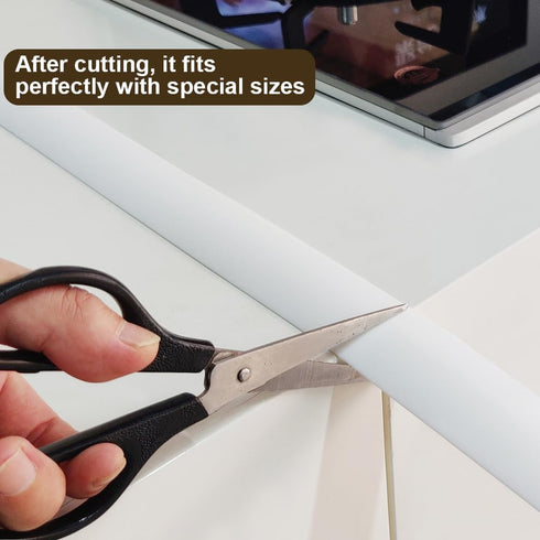 Silicone Kitchen Stove Counter Gap Covers, Heat Resistant Kitchen Counter Gap Non-Tacky Filler Seals Spills Between Counter, Stovetop, Oven, Washe...