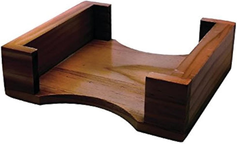 CoasterStone Holder for Square Coasters, 1 Included, Walnut...