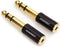 MOBOREST 3.5mm to 1/4" Adapter - Authentic Genuine Universal 6.35mm Pure Copper Adapter Jack - 3.5mm (1/8 Inch) Female to 6.35mm (1/4 Inch) Male H...