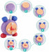 CiaraQ 24 Colors Small Block Polymer Clay Starter kit, Oven Bake Clay, DIY Molding Clay, Great for Kids, Beginners...