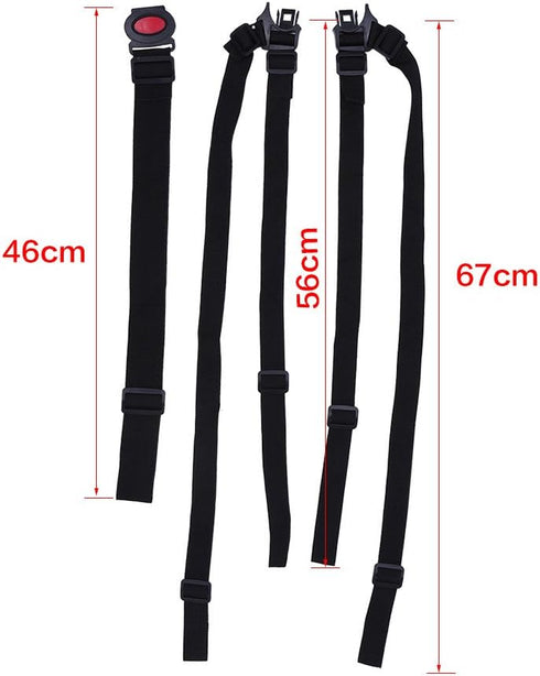Baby Chair Safety Harness, Durable Baby Stroller Safety Belt, Adjustable 5 Point Harness for Baby Stroller Pushchair Children High Chair Buggy Saf...
