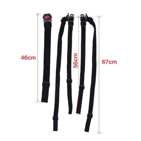 Baby Stroller Safety Belt, Baby Chair Safety Harness, Child Pram Seat 5 Point Harness Black Pushchair for Baby Stroller...