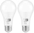 Dusk to Dawn Light Bulbs 1000 Lumen, Daylight, LED 12W, A19 E26, 2-Pack, HQ-H023...