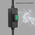 1.5Feet Waterproof Extension Power Cord, in-Line On-Off switch Extension Cable, SJTW 14AWG 3C Waterproof,Max.20A 125V Heavy Duty Inline Switch AC ...