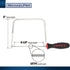 MichaelPro 6-Inch Deep Coping Saw, Coping Frame comes with Replacement Blades, Hand Woodworking Tool | MP018006...