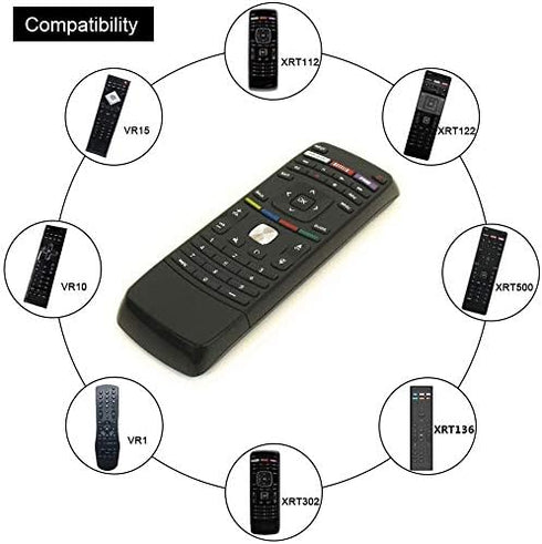 Vizio Universal Remote Control for All VIZIO Brand TV, Smart TV - 1 Year Warranty...