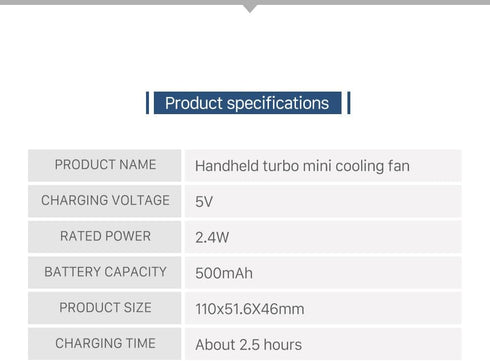 GKI Mini handheld fan, USB Rechargeable Small Cooling Fan, Battery Operated Portable Fan, for outdoor office gift. (ROSE GOLD)...