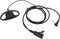2.5mm Earpiece D Shape Headset with PTT Mic for Motorola Talkabout Radio T100 T200 T200TP T260 T260TP T265 T380 T400 T460 T600 T605 T605 T800 MH23...