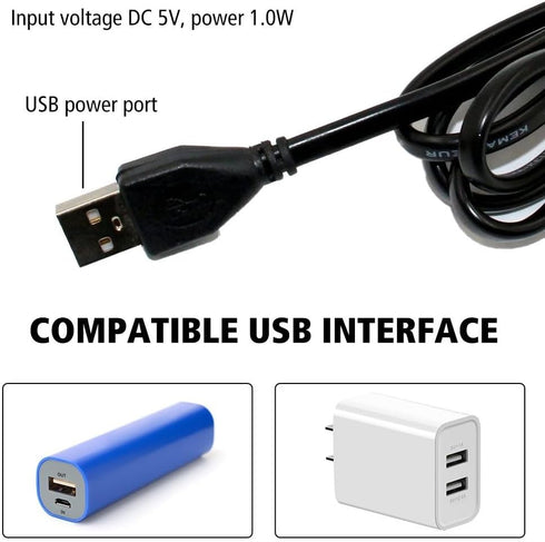 MiOYOOW LED Aquarium Light, Colorful Submersible LED Light Waterproof USB Underwater Light for Aquarium Fish Tank...