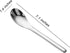Thick Heavy weight Dinner Soup Spoons,Stainless Steel Tablespoons,Chinese Silver Spoon,Heavy Duty Asian Thick Long Handle Spoons,7.1 inches,Set of...