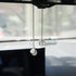 Creative Hanging Dice with Dots Car Metal Pendant Rear View Mirrors Charms Ornament (Silver)...