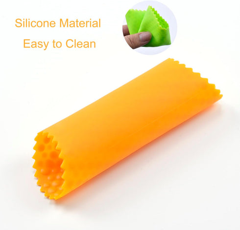 Garlic Peeler, 3Pack Silicone Garlic Roller, Garlic Skin Remover Roller, Kitchen Utensils, Garlic Tube Rollers Skin Remover (Yellow, Green, Blue)...