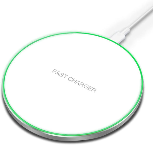 Wireless Charger 10W Fast Wireless Charging Pad Compatible with iPhone 15/15 Plus/15 Pro Max/14/13/SE...