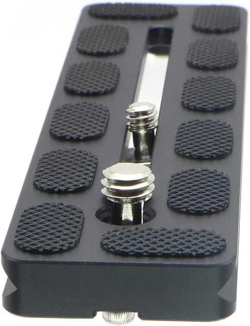 150mm Universal Quick Release QR Plate with 1/4" and 3/8" Mounting Screw for Tripod Mount Ball Head DSLR Camera Arca Swiss Compatible...