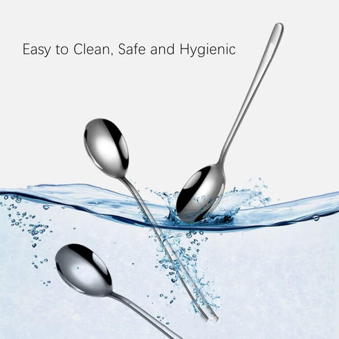15 Pcs Silver Demitasse Espresso Spoons Stainless Steel Mini Coffee Spoons Mini Teaspoons Sugar Spoons ice cream scoop,4.3 Inches...