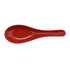 G.E.T. 6026-RB Red/Black 0.6 oz. Soup Spoon, Break Resistant Dishwasher Safe Melamine Plastic, Fuji Collection (Pack of 12)...