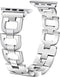 OULUCCI Compatible with Apple Watch Band 38mm 40mm 41mm Women iWatch SE, Series 8 7 SE 6 5 4 3 2 1 Stainless Steel Wristband D-Link Sport Strap Si...