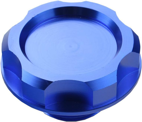 Dewhel Billet Engine Oil Fuel Filler Tank Cap Cover For Honda Acura Civic TL Color Blue...