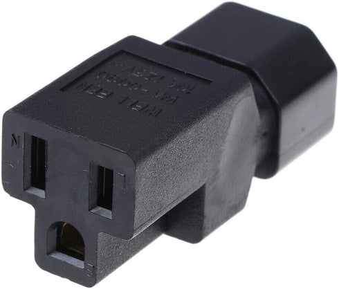 ANRANK IN14515AK IEC C14 to NEMA 5-15R Computer Power Cord Plug Adapter...