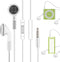 Jelanry 3.5mm Earphone Earbuds Headphones with Remote for Shuffle 2 3 4 5 6, Touch 2G 3G 4G 5G Classic nano6 - White...