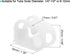uxcell Plastic Tubing Clamps, 10pcs 1/4"-1/2" Tube OD Adjustable Tube Clamp Laboratory Pinch Valve Flow Control Hose Clamp...