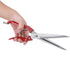 Sheep Shear, Sheep Scissor, Professional Stainless Steel Safety Sheep Wool Shear with Spring for Grooming Heavy Duty Coated Pet Grooming Scissor f...