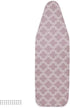 Encasa Ironing Board Covers (57"x22") Drawstring Tightening with Thick 3 mm Felt Padding, Easy Fit, Scorch Resistant, Printed - Mauve Tiles...