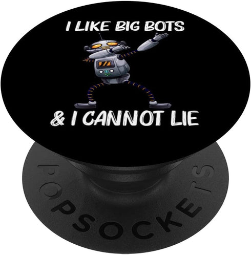 Funny Robot For Men Women Robotics Technology Machine Robots PopSockets Swappable PopGrip...