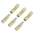 100PCS Heat Shrink Bullet Connectors, Heat Shrink Female & Male Connectors Bullet Terminals, Insulated Waterproof Marine Crimp Automotive Connecto...