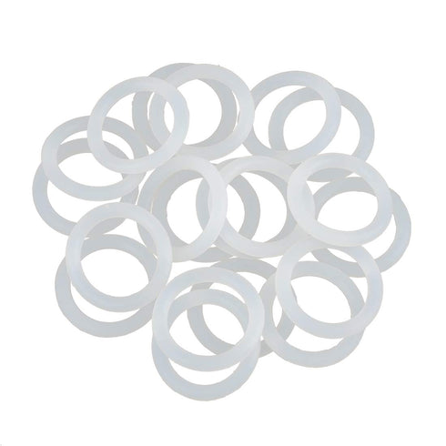 X AUTOHAUX Silicone O-Rings, 29mm OD 21mm ID 4mm Width VMQ Seal Gasket for Compressor Valves Pipe Repair, White, Pack of 20...