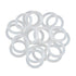 X AUTOHAUX Silicone O-Rings, 29mm OD 21mm ID 4mm Width VMQ Seal Gasket for Compressor Valves Pipe Repair, White, Pack of 20...