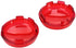 ZYTC Red Harley Turn Signal Lens Covers Lenses Pack of 2...