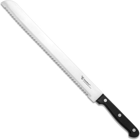 12 inch Bread Knife Serrated Knife Wave Edge Blade...