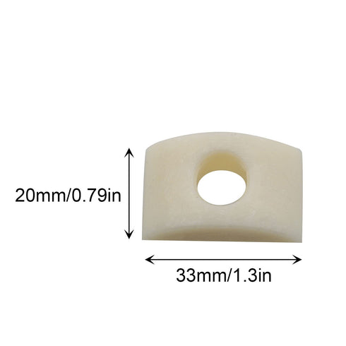 20pcs M10 Half Moon Nuts Washer Nylon Spacer 33x20mm Furniture Hardware Accessories for Furniture Connect...