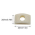20pcs M10 Half Moon Nuts Washer Nylon Spacer 33x20mm Furniture Hardware Accessories for Furniture Connect...